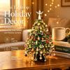 Crystal Bead Christmas Tree DIY Making Kit Desktop Decor Handmade Beaded Xmas Tree Sparkling Tabletop Ornament Christmas Gift