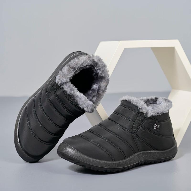 Winter Men Boots Waterproof Snow Boots Warm Fur Casual Men Shoes Antislip Ankel Boots Plush Cotton Shoes platform boots