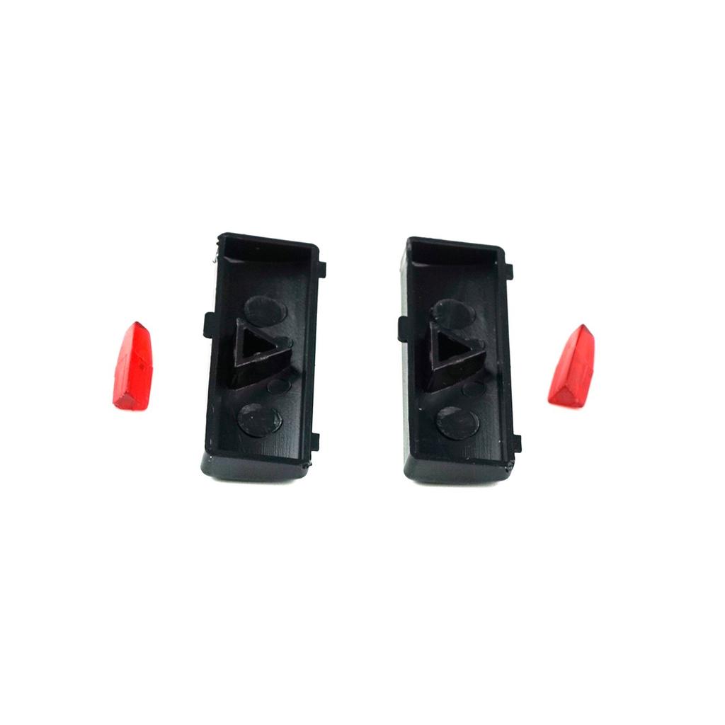 EDP88-5 2 Pcs Air Conditioner Climate Control Switch Panel Temperature Up Button Covers for BMW X5 E53 5 Series E39 64116915812