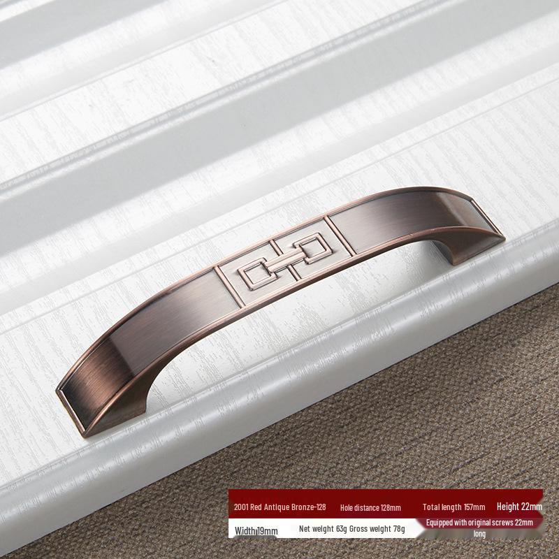 Antiker Bronze Europäische Zinklegierung Möbelgriff