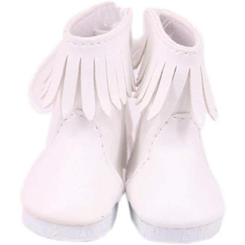 

1 пара кукольной обуви, туфли на плоской подошве для кукол BJD 14 дюймов, 32-34 см, подарки для девочек m234 белый