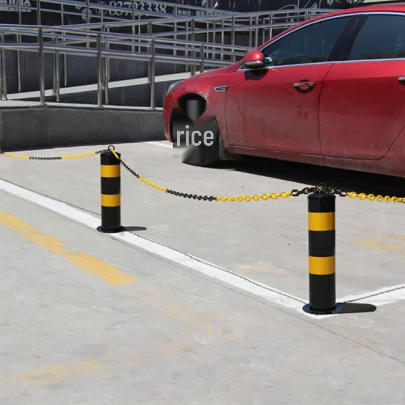 HSDG JG-1395 Metal Fixed Reflective Traffic Bollard