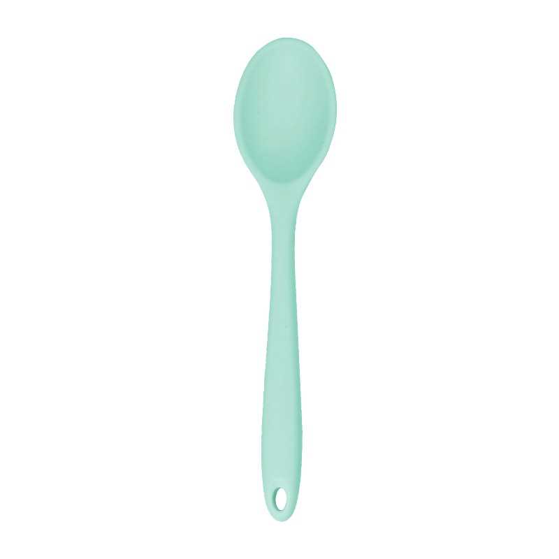 Silicone Spoon Mixing Soup Spoons Kitchen Mixing Ladle Cooking Utensils Kitchenware Tool for Stirring and Serving