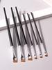 6 Pcs popular eye makeup brush high-end ultra-fine thin bevel brush eyeliner brush eyebrow dyeing beauty makeup tools