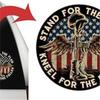 Kneeling Battlefield Cross Flag for Fallen Patriots - Perfect for Vehicles & Boats