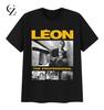 90er Leon Der Profi Grafik T-Shirts Unisex Cosplay Mode Trend Kurzarm T-Shirt Oberteil Vintage Oversized Baumwoll T-Shirt