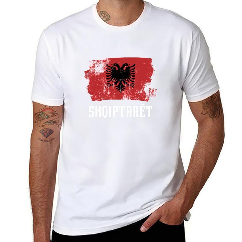 Albanien junge - albanien mann T-Shirt mann t shirt grafik baumwoll t-shirt 100% baumwolle t-shirts mann 100% T-Shirt
