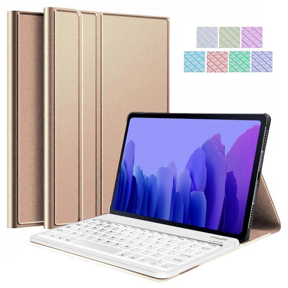 Samsung S7FE Bluetooth Keyboard Case Split A7 Cover P610 Backlit Keyboard Tablet Case S6lite