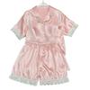Recommends Simulated Silk Pajamas Women'S Long Sleeves Spring And Summer Simple High-End Women'S Loungewear