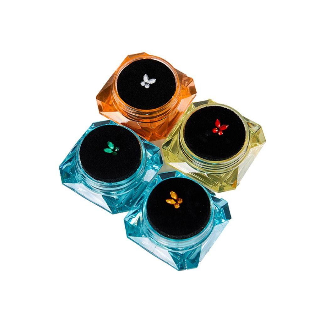 4Pcs/box Colorful Denture Ornament Dental Teeth Decoration Tooth Gems Teeth Jewelry