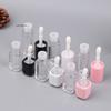 6ML Transparent Empty Lip Gloss Tubes with Big Brush Plastic Lip Balm Mini Sample Cosmetic Container for Lipstick Samples