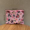 Vintage Japanese Style Cartoon Printing Large Capacity Makeup Storage Bag With Wash Bag Facility Cosmetic Bag For Travel