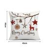 Christmas Tree Pattern Christmas Pillow Cover Breathable Comfortable Christmas Tree Pillow Cover Home Textile Cushion Pillowcase