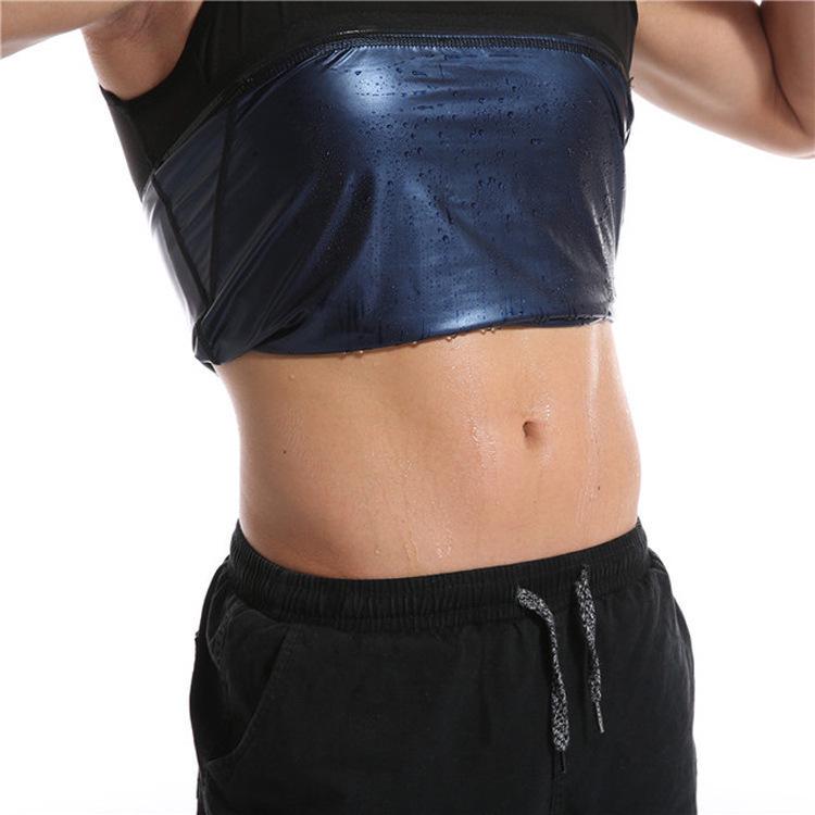 Men's and Women's Intense Sweat Body Shaper Vest for Running, Yoga, and Fitness Abdomen Control.