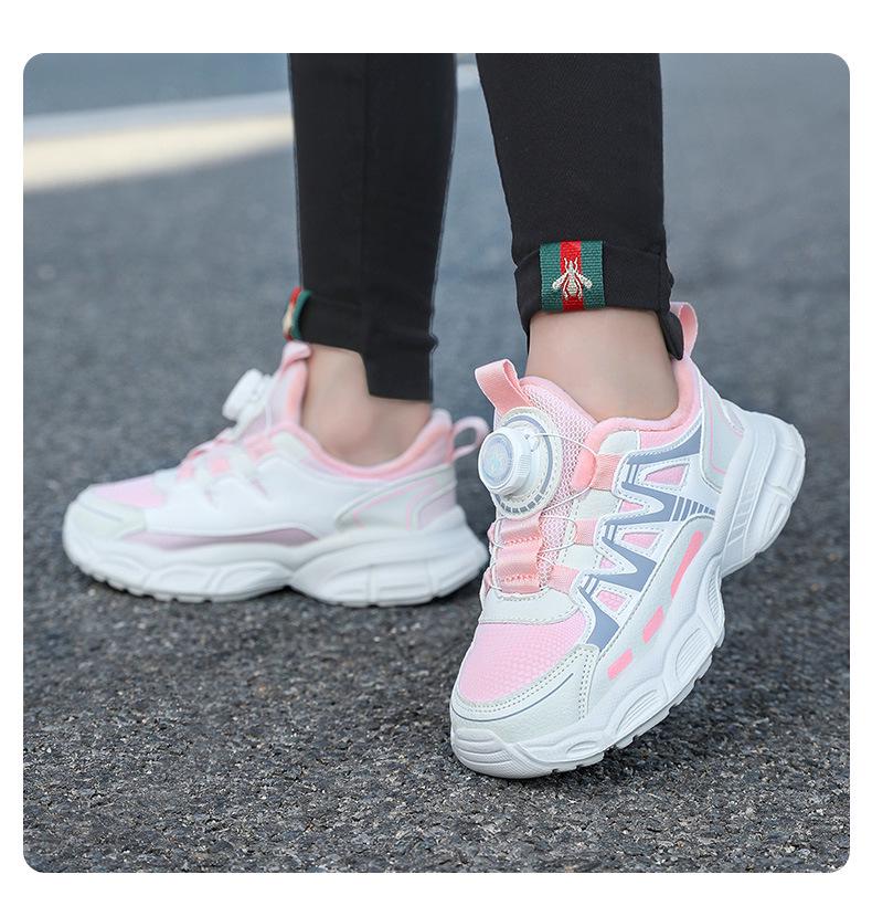 Mädchen Winter 2025 Leder Laufschuhe mit Samtfutter - Warmes und Verdicktes Design