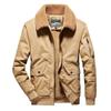 Veste d'hiver pour homme, nouvelle, ample, style utilitaire, en laine d'agneau, multi-poches, polaire, épaissie, thermique