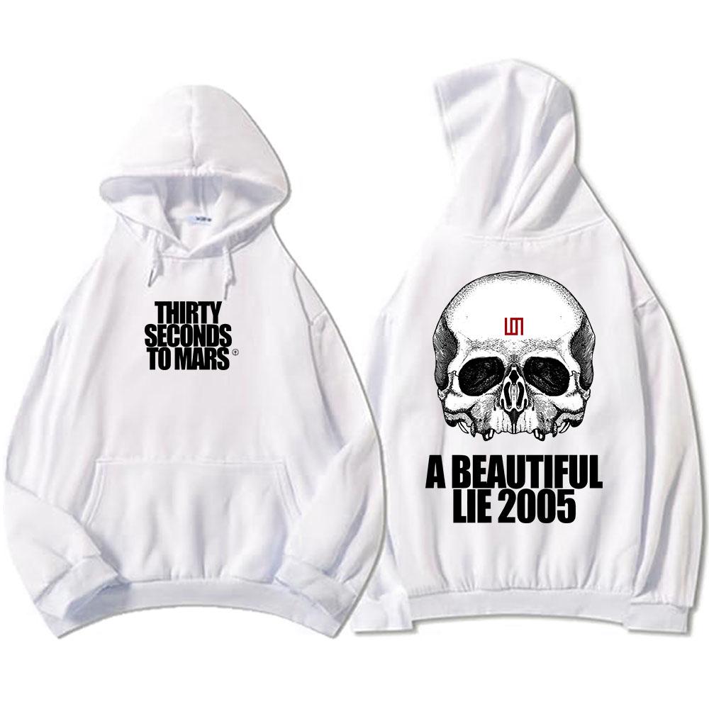 Rockband THIRTY SECONDS TO MARS Hoodies Grunge Mode Langarm Kapuzenpullover Männer Frauen Kleidung Streetwear Unisex Hoodie
