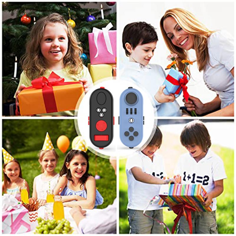 New Fidget Pad Sensory Toys Controller Stress Reducer Game Pad Novelty Dice Decompression Toys Fidget Clicker for Adult Kids
