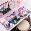 Office Large Speed Mouse Pad HD Printing Rubber Carpet Kawaii Hololive Minato Aqua E-sport Game Computer Keyboard Mats 900x400mm