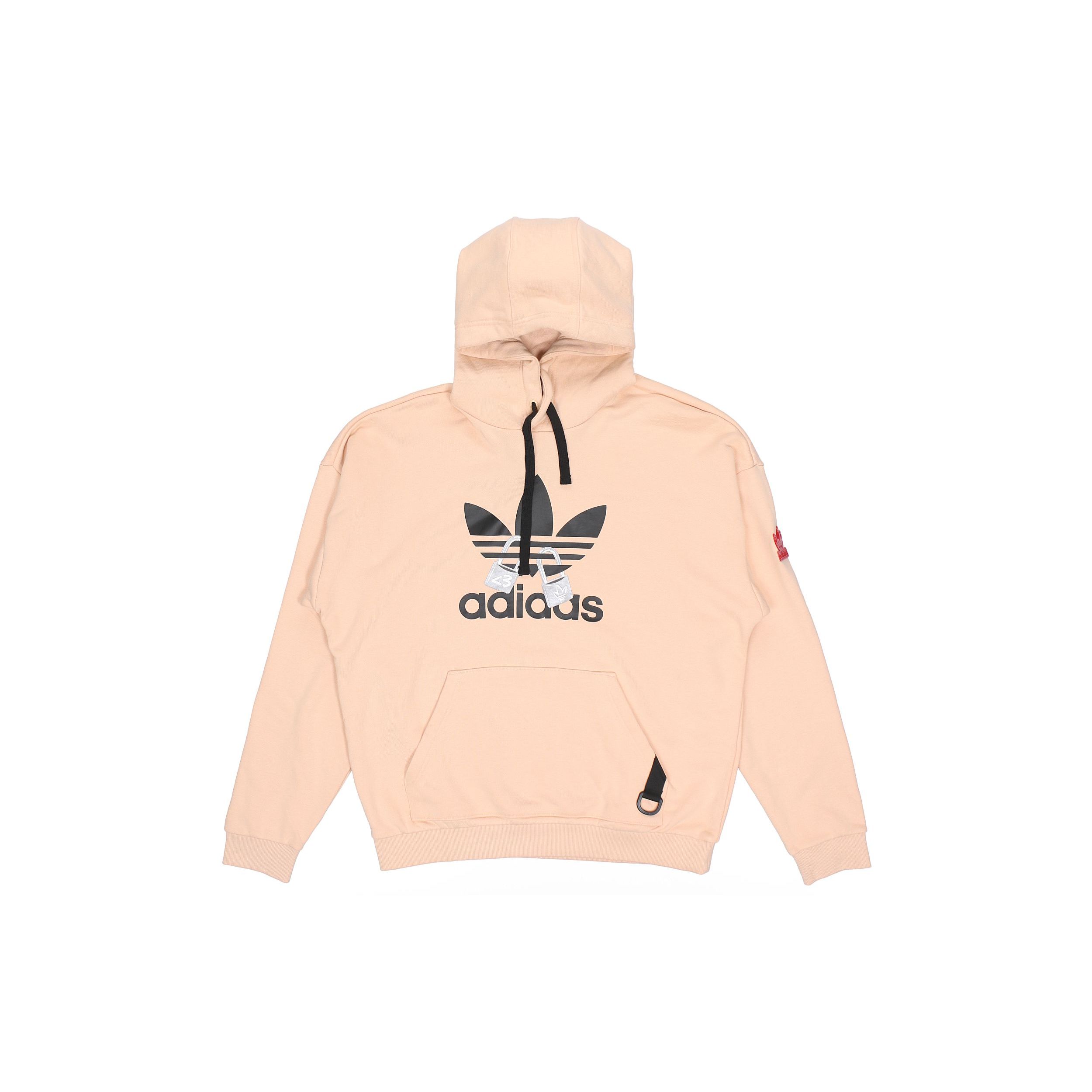 

adidas Originals Men s Valentine s Day Hoodie Light Pink HA3655 L