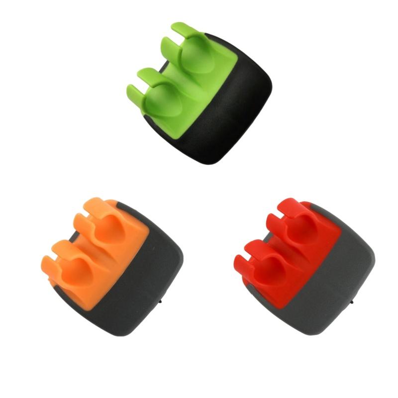 1/3pc Comfort Grip Stainless Steel Vegetable Peeler - Non-Slip Rubber Finger Grips, Manual Hand Peeler for Carrots, Pumpkins & More