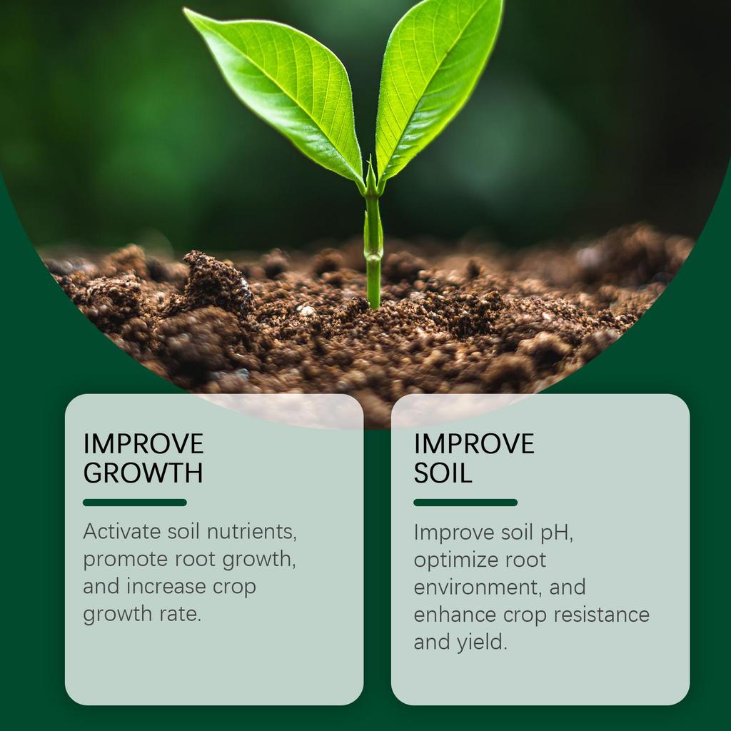 Activador de suelo, suplemento de nutrientes para plantas, aireación del suelo, acondicionamiento del suelo, germinación de semillas, cuidado de la jardinería