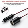 12V 24V Car Cigarette Lighter Extension Cable 1.5/4/8M Socket Plug 15A/20A Car Shunt Charger Power Extension Cable