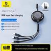 Baseus 3-in-1 Retractable Fast Charging Cable