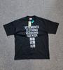 T-shirt noir Vetements neuf avec imprimé de lettres unique. taille large, T-shirt unisexe neuf
