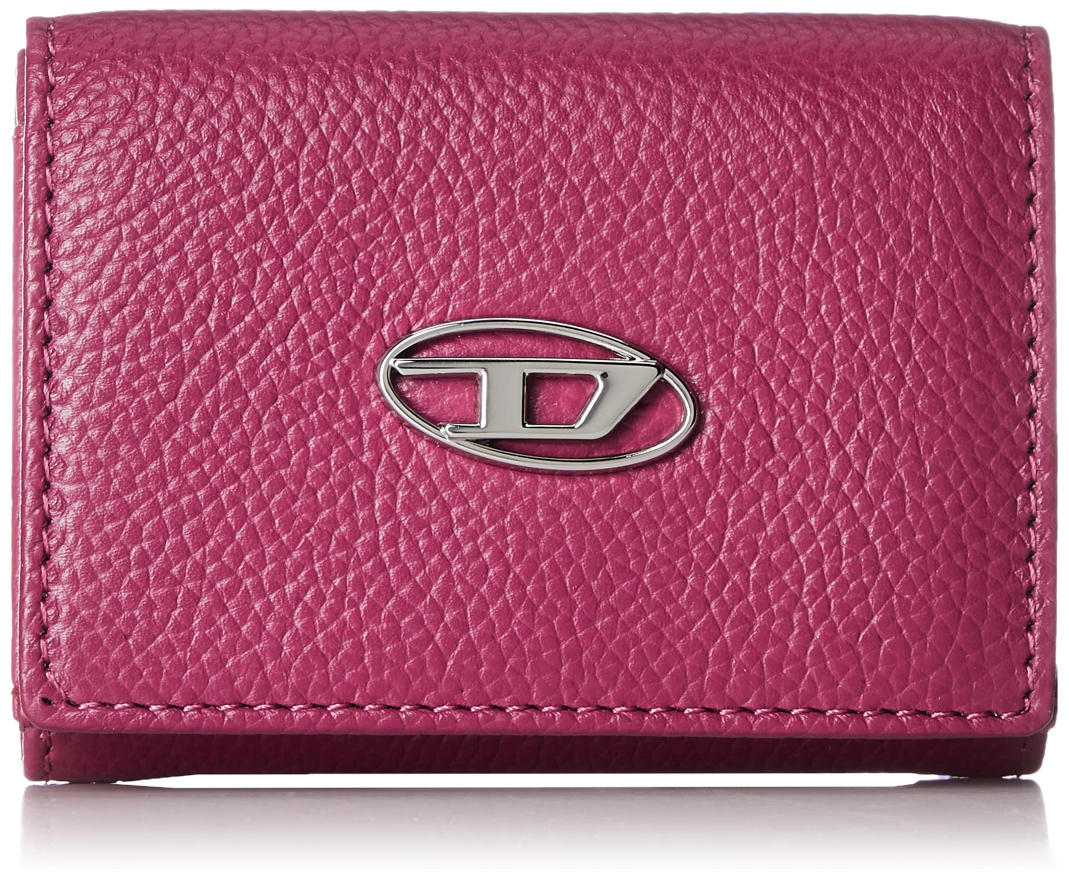 

Cow Leather Coin Wallet X09356P0685 UNI Red T4057 [Diesel] Women s Tri-Fold червоний