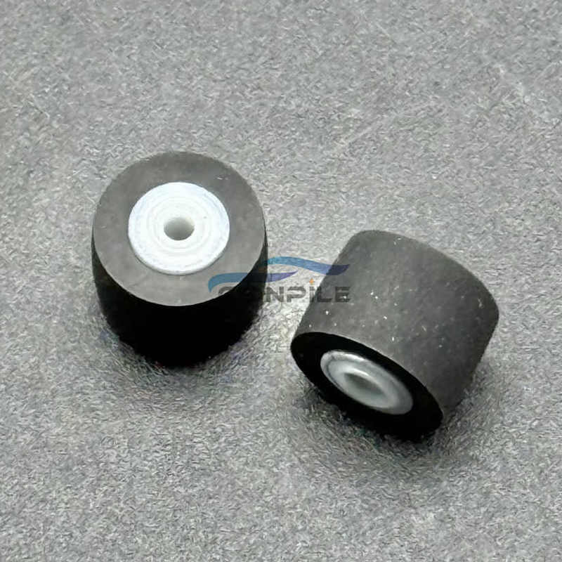 4pcs 8.5x7x1.5mm rubber pinch roller for cassette deck tape recorder Stereo player