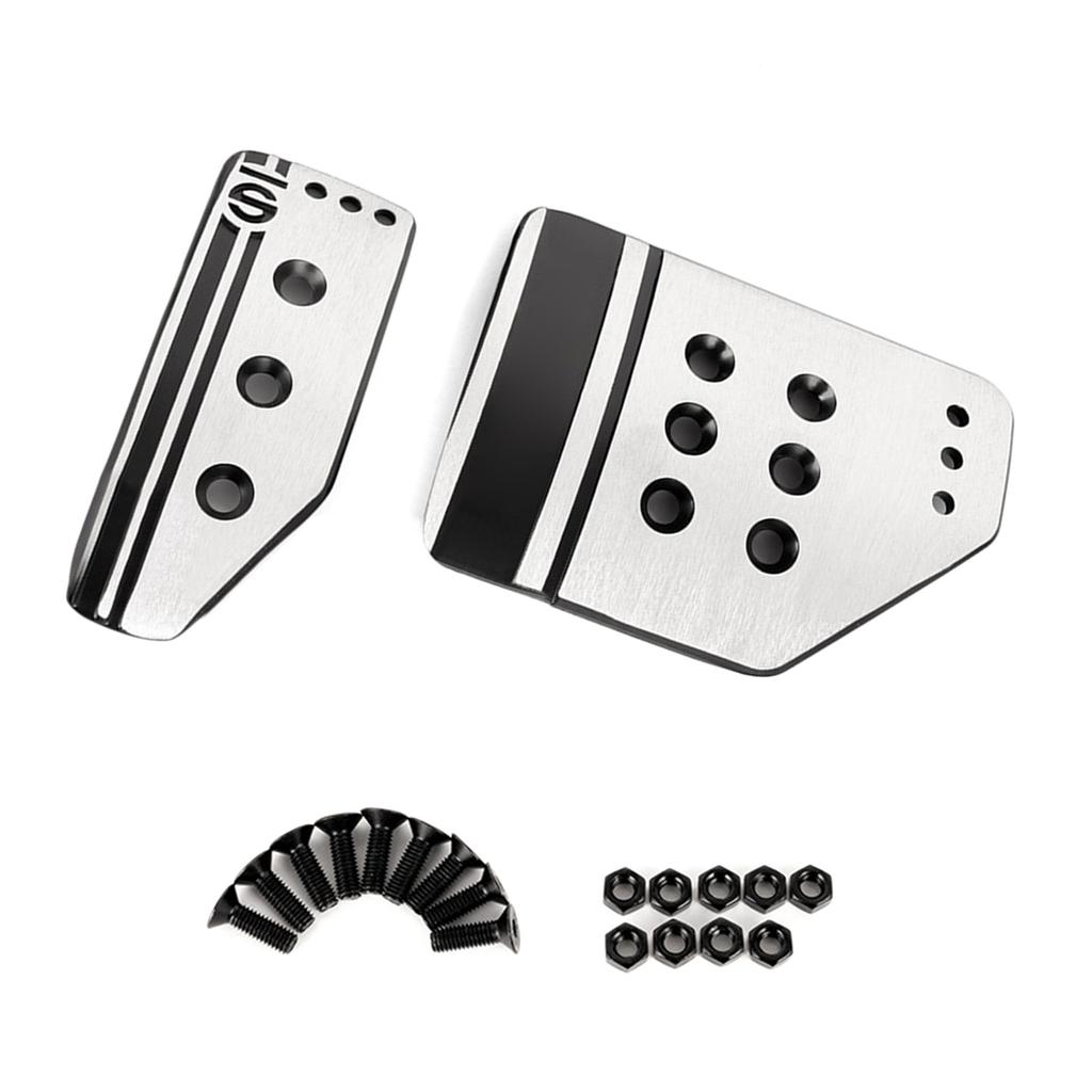 Foot Rest Accelerator Footboard Throttle Brakeclutch Treadle Pedal Cover for Manual/Automatic Car with Antiskid Surfaces