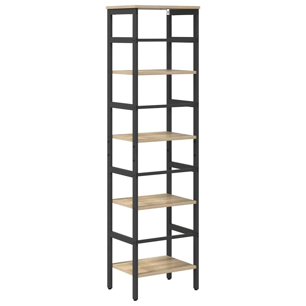 Bookshelf Sonoma Oak 40 X 29.5 X 149 Cm Particleboard