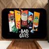 Animation T-The B-Bad G-Guys Floor Mat Soft Flannel Floor Mat  Suitable for Entryways, Living Rooms, Bedrooms, and Bathrooms
