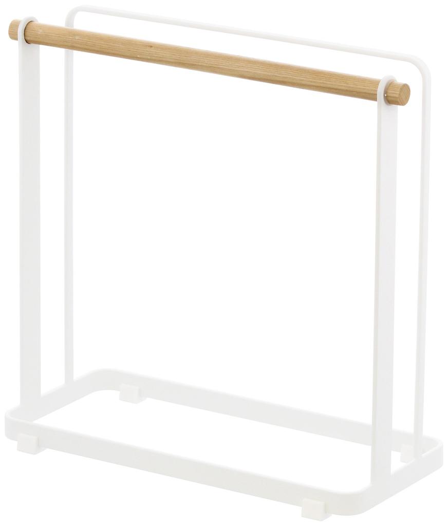 Yamazaki Diatomaceous Earth Bath Mat 3284 Stand, Tosca, White,