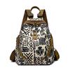 Schoolbag1011 New Export Women's Print Multi-functional Backpack Women's Bag Jixiang Casual Schoolbag Versatile Backpack