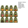 12 Pcs Halloween Treat Bags Burlap Gift Bags Mini Drawstring Candy Bags Pumpkin Pattern Goodie Bags for Halloween Party Favors