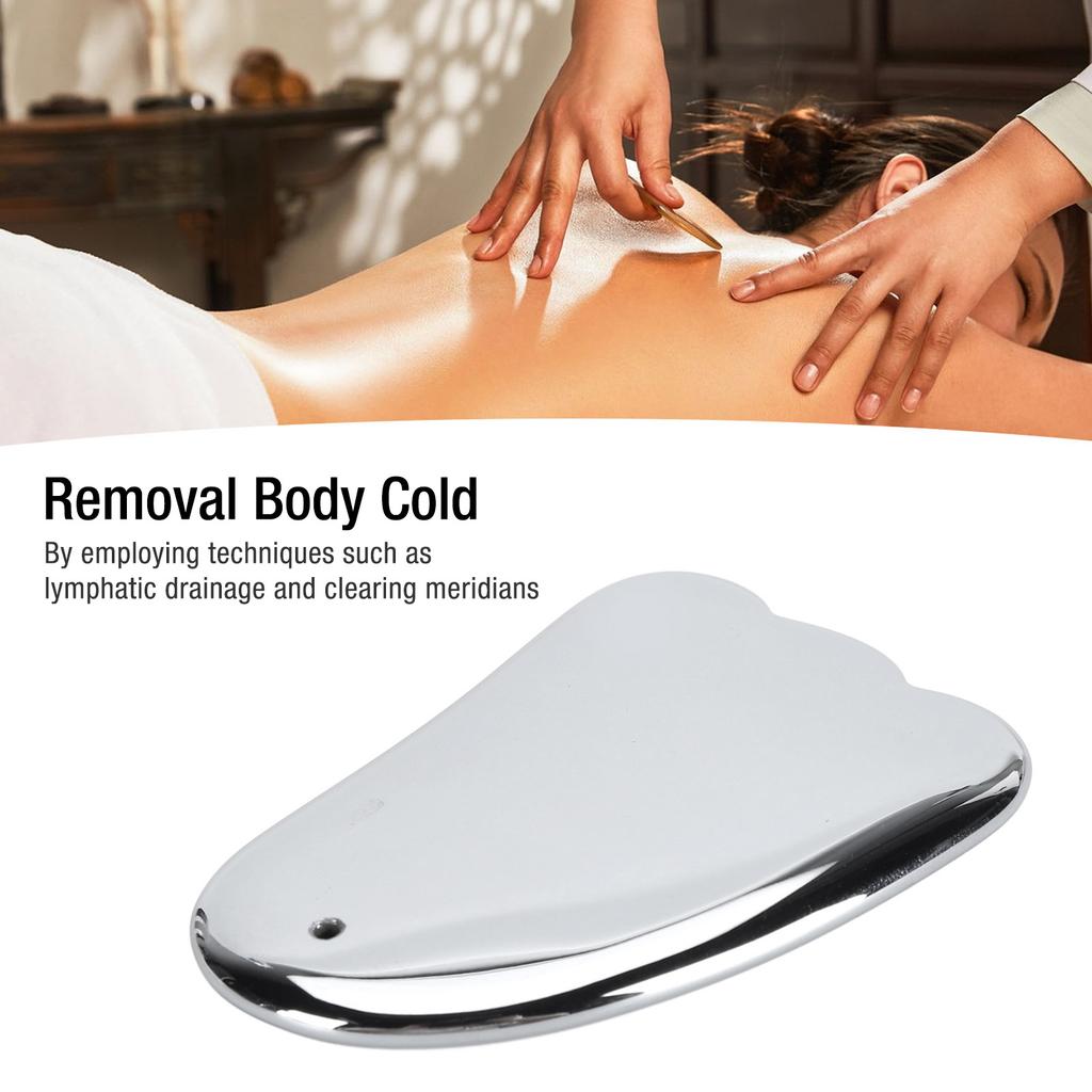 72x50x6mm Gesicht Terahertz Schabebrett Verbessern Sie die Hautelastizität Fördern Sie den Lymphabfluss Massage Gua Sha Werkzeug