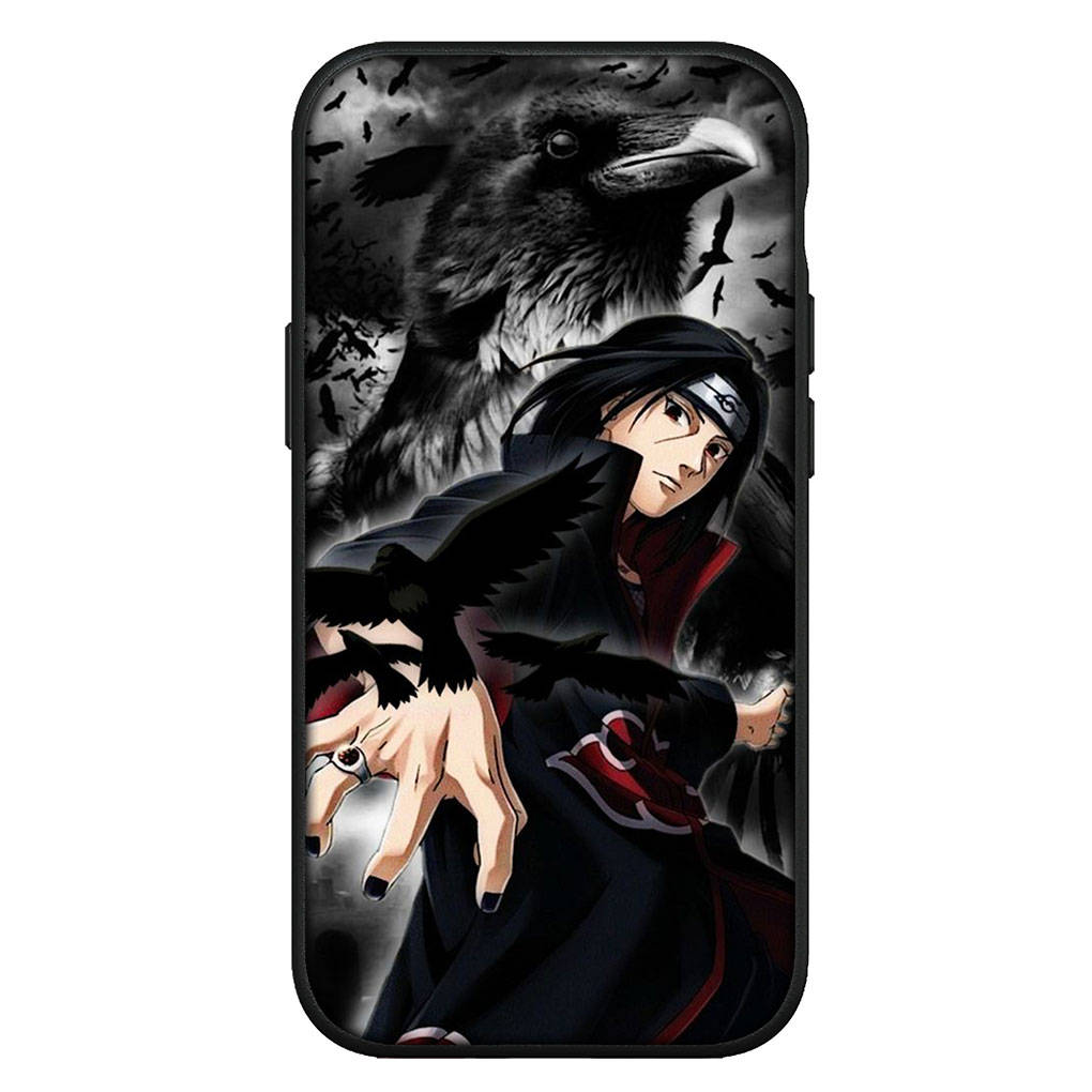 

для iPhone 16 15 X XR Samsung Galaxy S24 S23 Plus Xiaomi Redmi Note 13 12 11 Pro Max 10 14 OPPO Huawei Чехол Акацуки Итачи Учиха Наруто Чехол для телефона for Xiaomi Poco F3 болюс