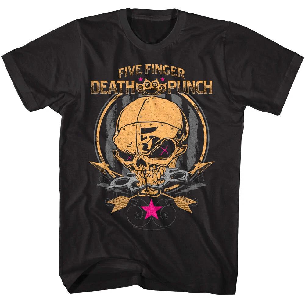 Five Finger Death Punch Skulls & Arrows Men s T Shirt M