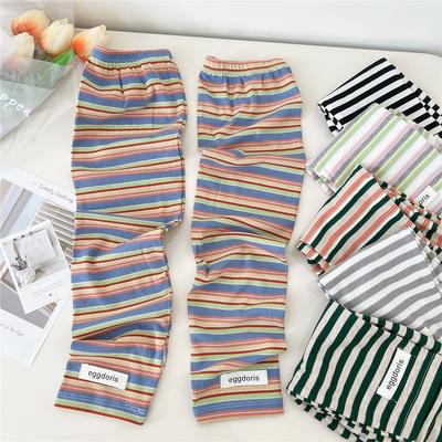 Luvas de manga listradas coloridas para mulheres no verão, mangas de mão de seda gelada para dirigir, mangas de proteção de braço para decoração de sol