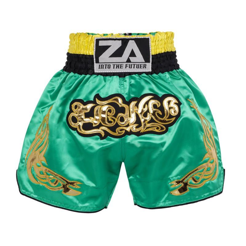 Breathable Muay Thai Shorts Cycling Jersey Training Fight Satin Unisex