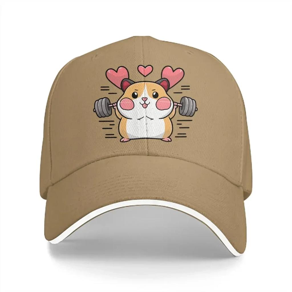 Heart of Gold Baseball Cap Men Hats Visor Protection Snapback Cute Hamster Animal Gifts Caps