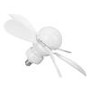 E27 LED Ceiling Fan 400 RPM Flower Shaped Removable 6 Blades Ceiling Fan Lamp with Remote Control