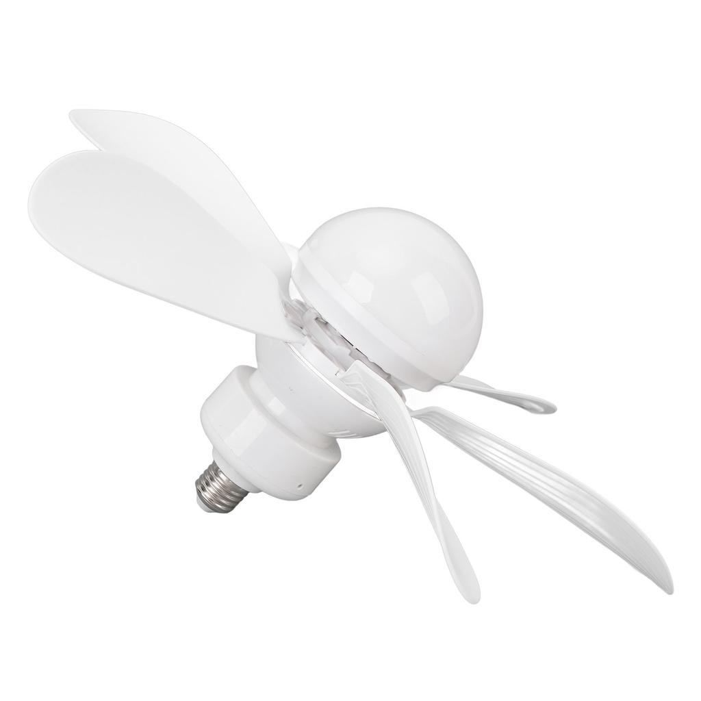 E27 LED Ceiling Fan 400 RPM Flower Shaped Removable 6 Blades Ceiling Fan Lamp with Remote Control