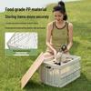 Jingdong JZ 48L Outdoor Foldable Storage Box with Wooden Lid