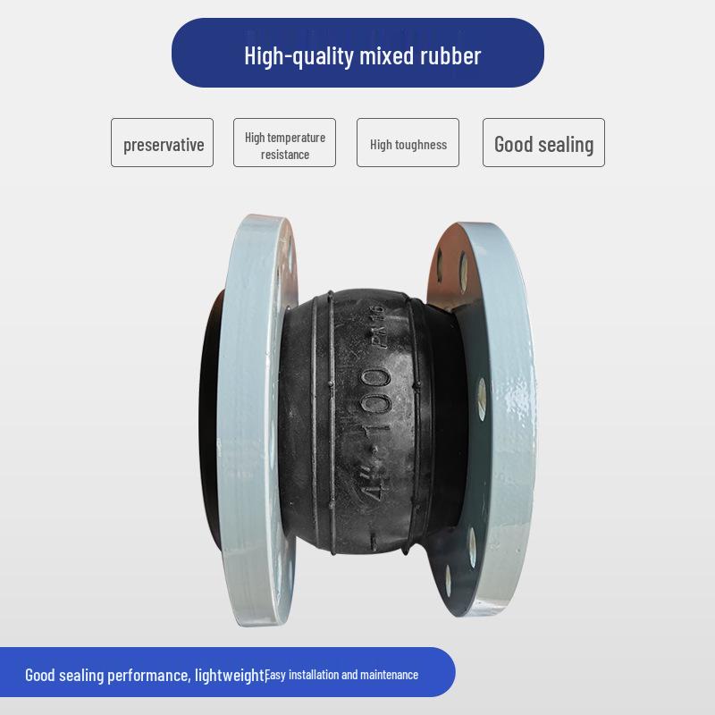KXT Stainless Steel Flange Rubber Expansion Joint Connector