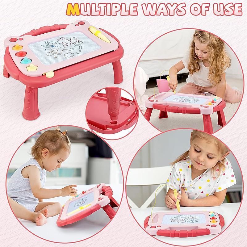 Magnetic Drawing Board, Sketch Doodle Board Toy, Educational Learning Toy, Learning Toy Birthday Gift for 3 4 5 6 Years Old Baby