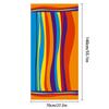 Microvezel Sneldrogende Strandhanddoek, Zandbestendig Waterabsorberende Handdoek, Draagbare Grote Bedrukte Handdoek voor Zwemmen & Vakantie aan Zee