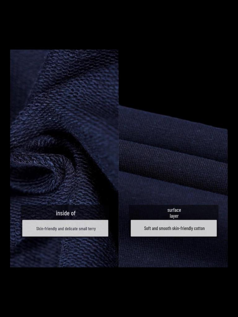 Kinder-verdickte Marineblau, Schwarz und Grau Sporthosen mit Bündchen - Unisex Schuluniform für Jungen und Mädchen (Frühling Herbst)